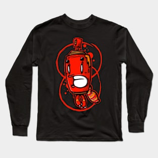 spray cat Long Sleeve T-Shirt